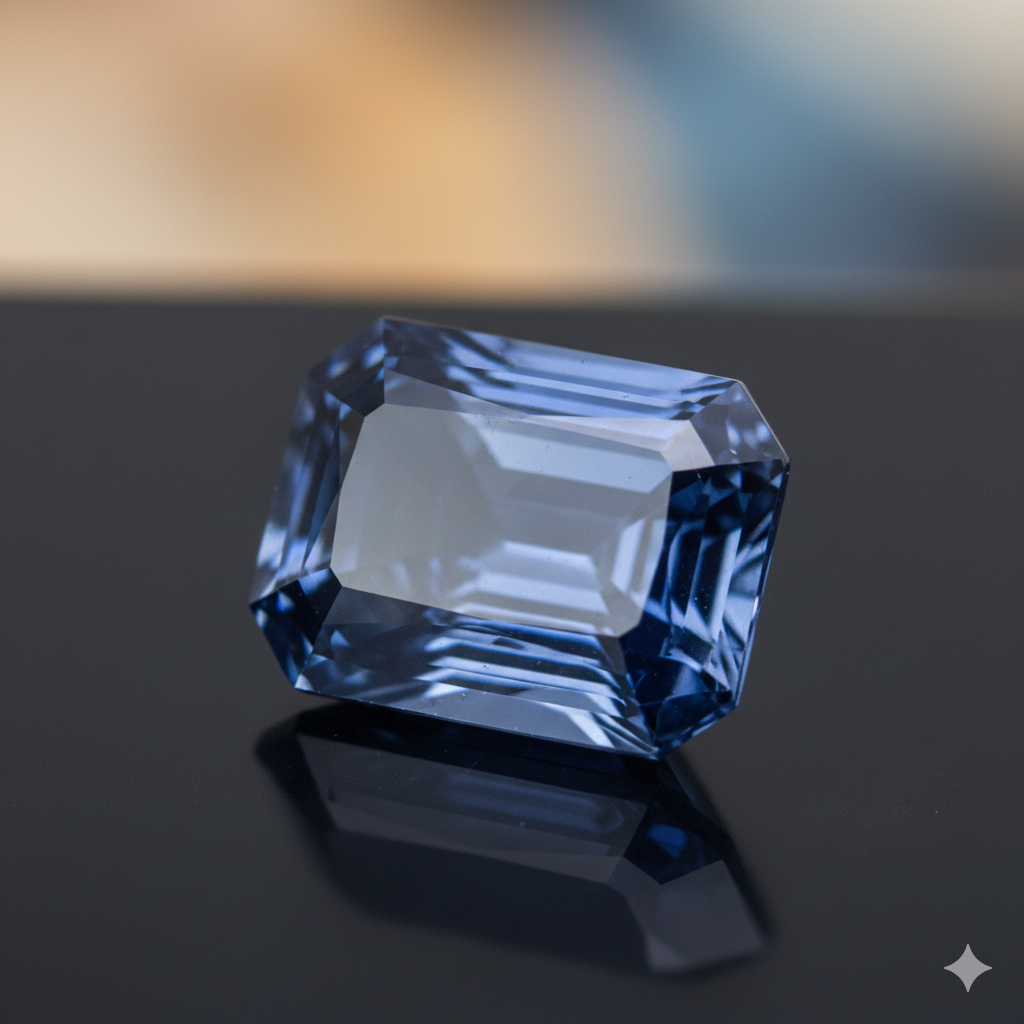 Emerald cut calibrated stones